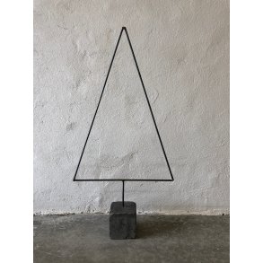 R� jern juletr� i sten 110 cm 
